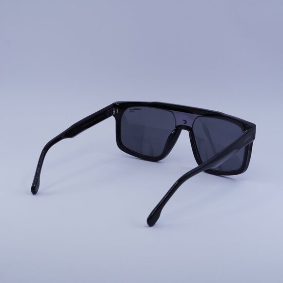 CARRERA 1061/S 008A M9 Sunglasses Black Square Frame, Grey Polarized Lenses - Picture 10 of 11